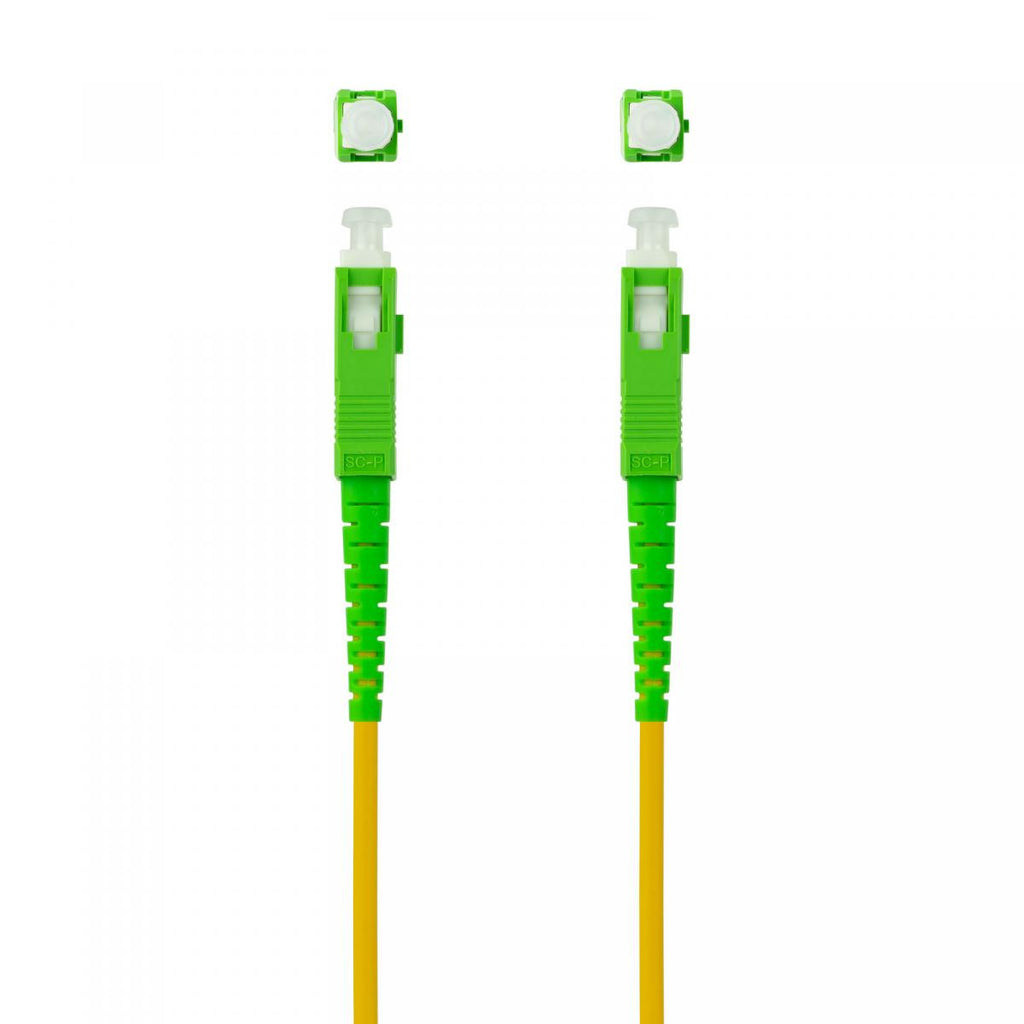 2xSC/APC Singlemode OS2 Fiber Optic Cable - Yellow