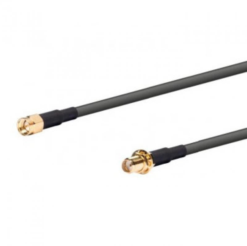 Cabo de antena inversa SMA macho para fêmea - Vários comprimentos 