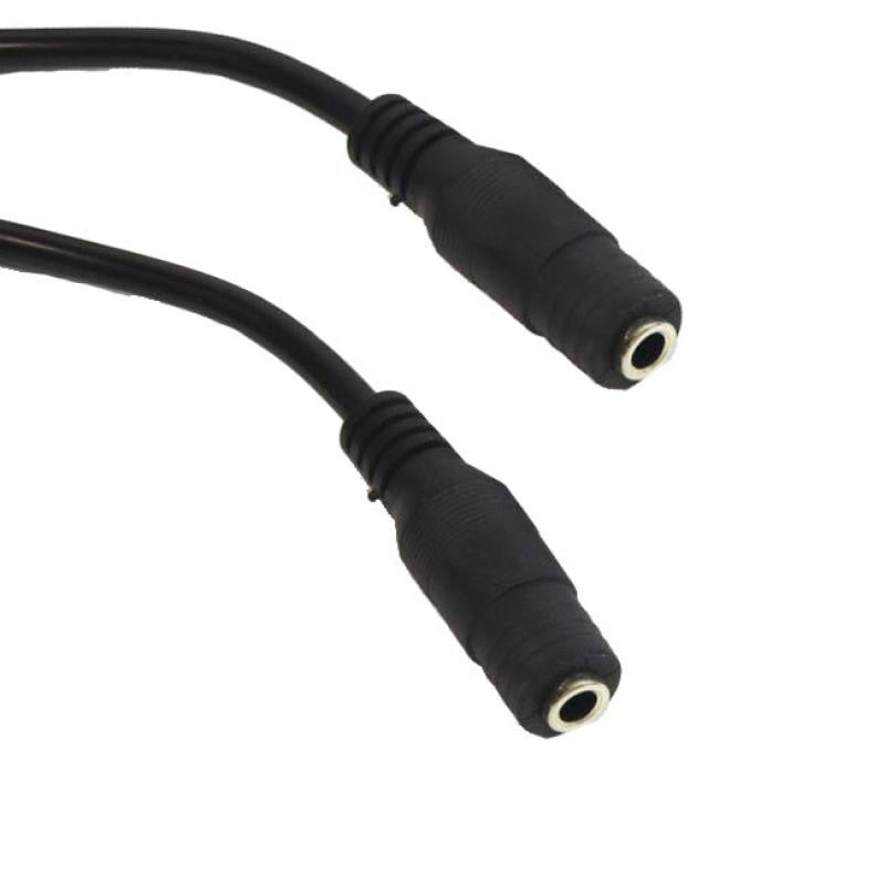 3.5mm Female Jack Stereo Audio Cable - Various Sizes 