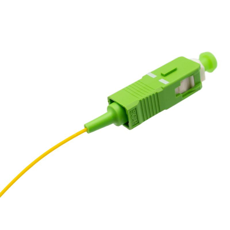 Cabos pigtail de fibra ótica monomodo SC/APC - Vários tamanhos 