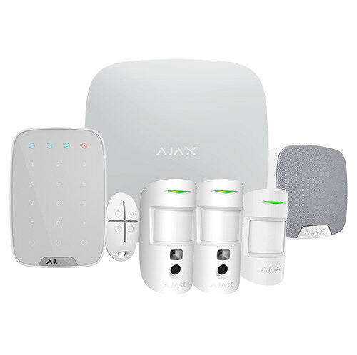 Kit de Alarme Ajax StarterKit Cam (4G) Branco com Foto a Pedido