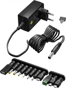 Fonte de alimentação universal 3V - 12V, máx. 27W, 2,25A 