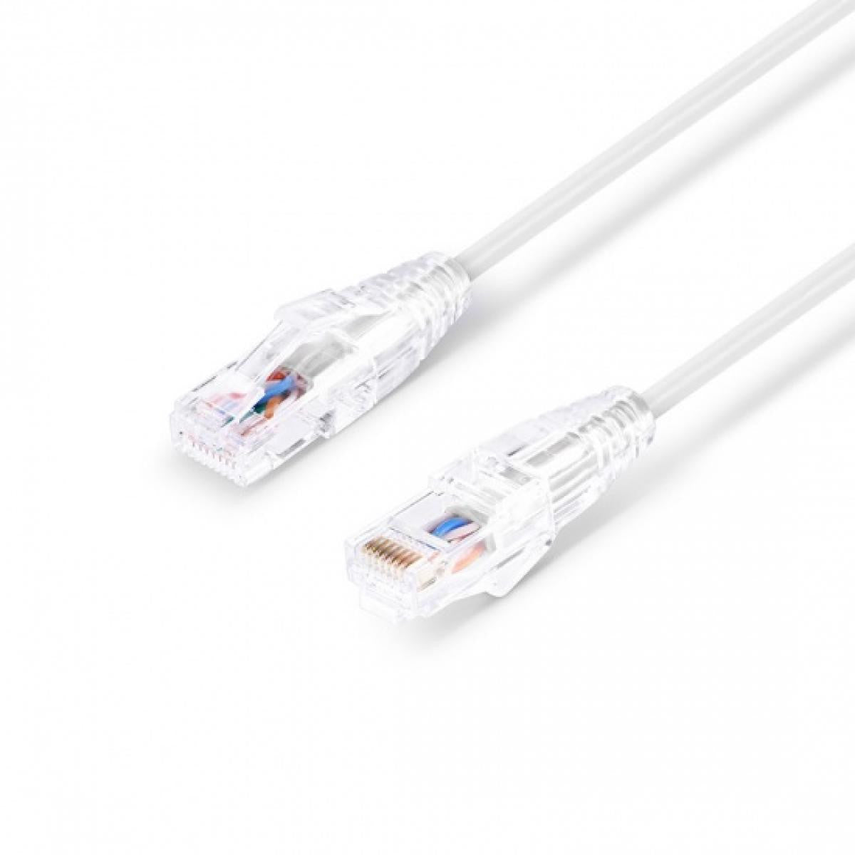 Cable Red Slim Cat.6A UTP LSZH 100% CU | 28AWG | Blanco - De distintas medidas