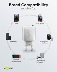 Quick Charge USB-A Fast Charger (18W) - White 