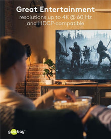 HDMI™ 4 to 1 Switch with Audio Out (4K@60Hz) - Black 