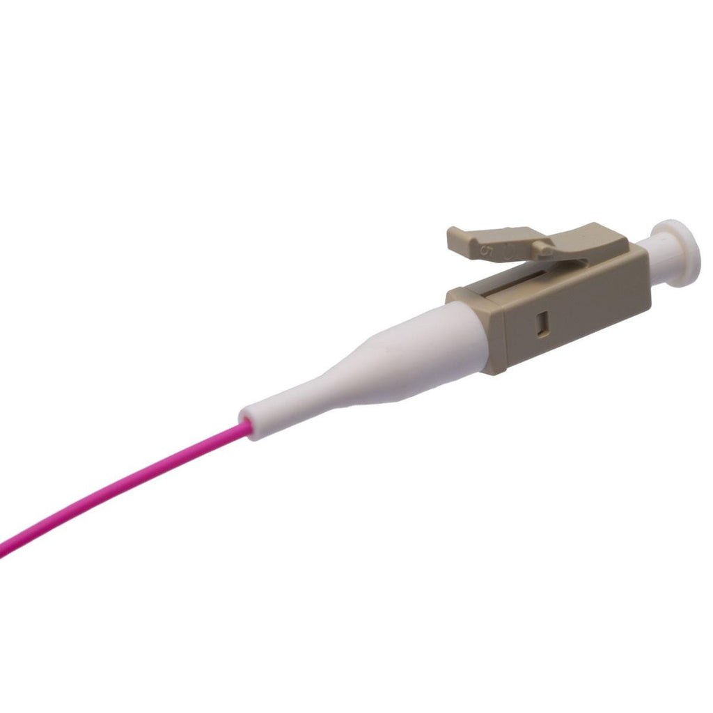 LC/UPC multimode fiber pigtail - OM4, 1.0m