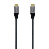 Cable USB 3.2 Gen 2 20Gbps 5A 100W Macho/Macho Gris 2m