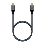 Cable USB 3.2 Gen 2 20Gbps 5A 100W Macho/Macho Gris 2m
