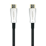 Cable HDMI V2.0 AOC (Active Optical Cable) premium alta velocidad/ HEC 4K 60HZ 18GBPS, A/M-A/M, negro, 20 metros