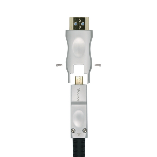 Cable Hdmi V2.0 Aoc (Active Optical Cable) Desmontable Premium Alta Velocidad / Hec 4k@60hz 4:4:4 18gbps, A/m-d/a/m