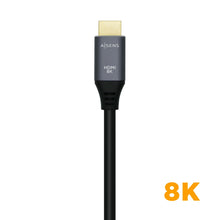 Cabo HDMI V2.1 Ultra High Speed ​​​​8K@60Hz 48Gbps, A/MA/M, Cinzento/Preto, 1m