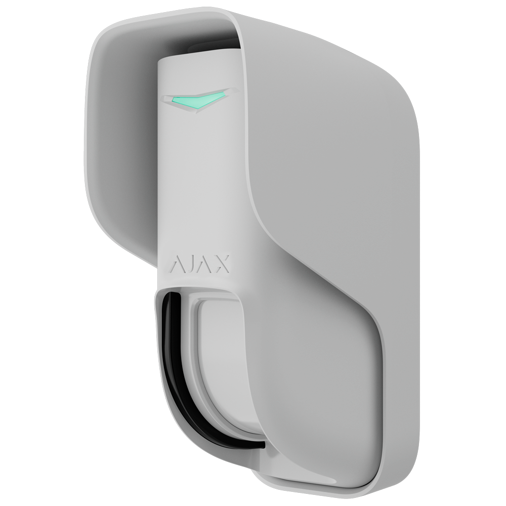 Detector de Movimiento tipo Cortina Exterior Ajax DualCurtain Outdoor Blanco
