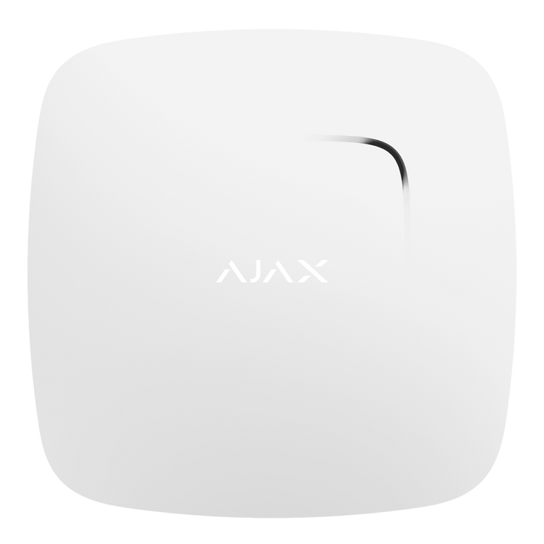 AJAX Smoke and CO Detector with Wireless Temperature Sensor