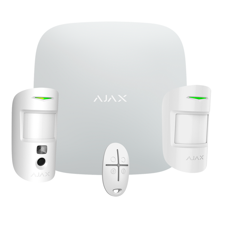 Basic professional alarm kit with 1 PIRCAM and 1 PIR detector