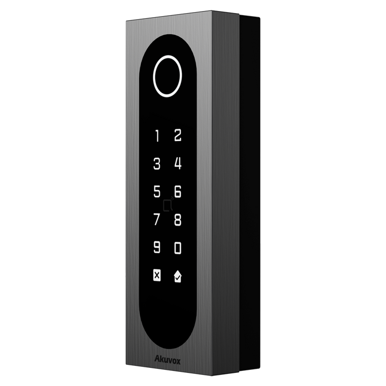 Controlo de Acessos IK09 | Cartão EM/MF, NFC, BLE, PIN e Código QR | 1 Relé | 20.000 Utilizadores | 100.000 Registos