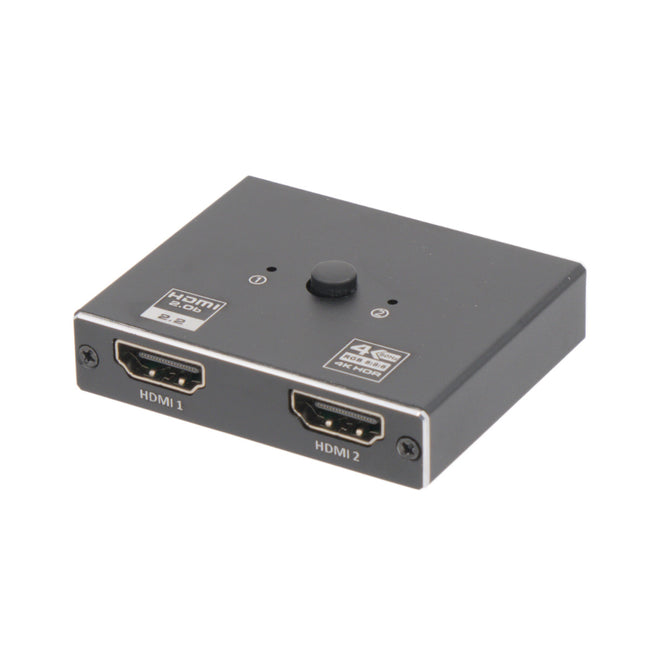 Comutador HDMI bidirecional 1x2 (não divisor) / 2x1 4K@60Hz HDCP2.2