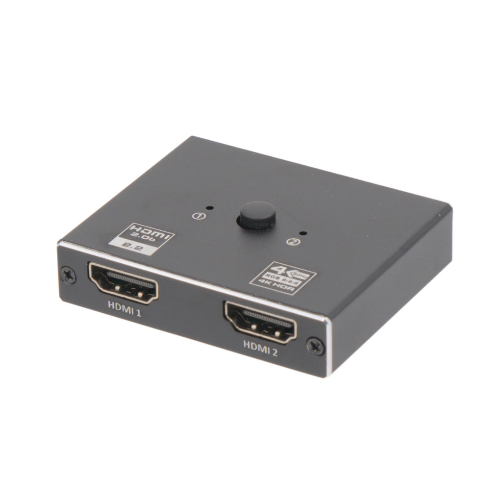 Comutador HDMI bidirecional 1x2 (não divisor) / 2x1 4K@60Hz HDCP2.2