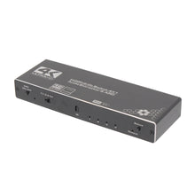 Comutador 4x1 4K@60Hz + ÁUDIO COAXIAL / SPDIF / JACK 3,5mm