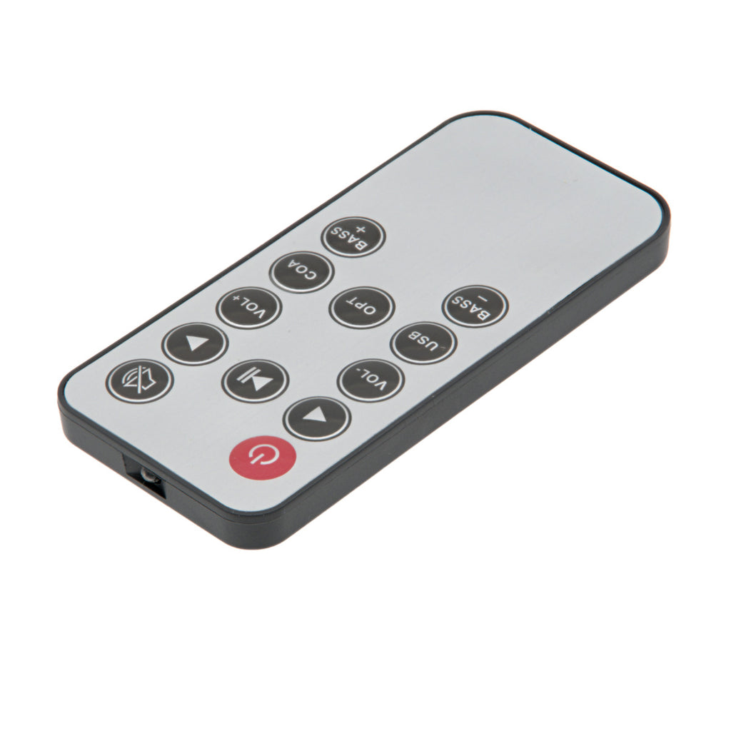 Conversor digital-analógico (DAC) até 192 kHz com entrada USB e controlo de volume.