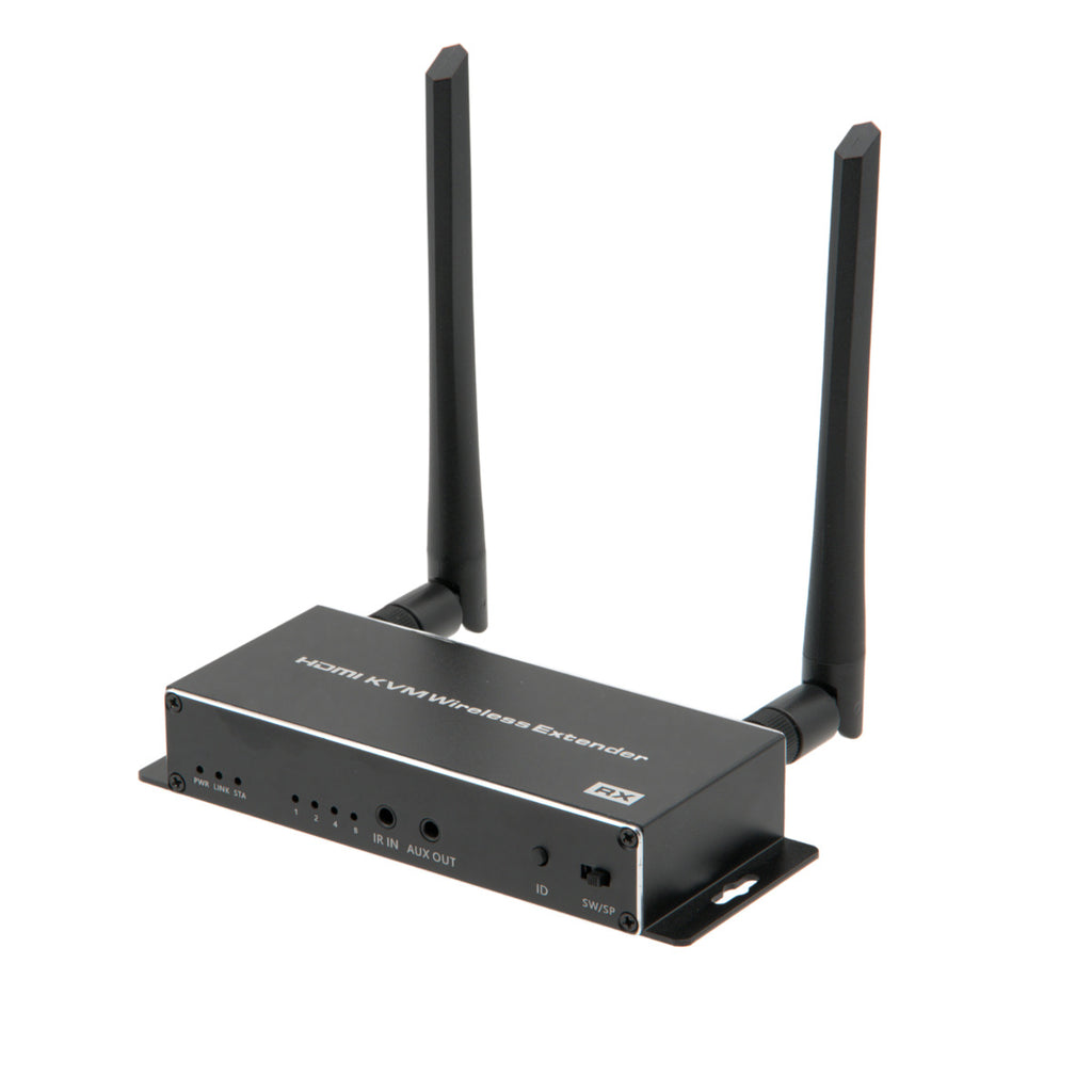 Extensor HDMI e KVM sem fios de 180 metros, 4K a 24Hz ou 1080p a 60Hz