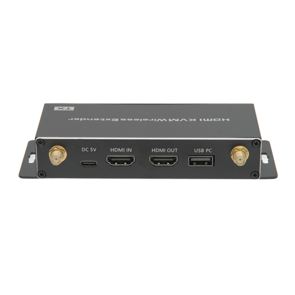 Extensor HDMI e KVM sem fios de 180 metros, 4K a 24Hz ou 1080p a 60Hz