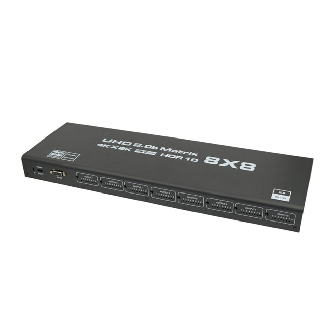 Matriz HDMI 8x8 4K@60Hz HDCP2.2 y control RS232