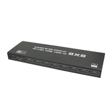 Matriz HDMI 8x8 4K@60Hz HDCP2.2 e controlo RS232