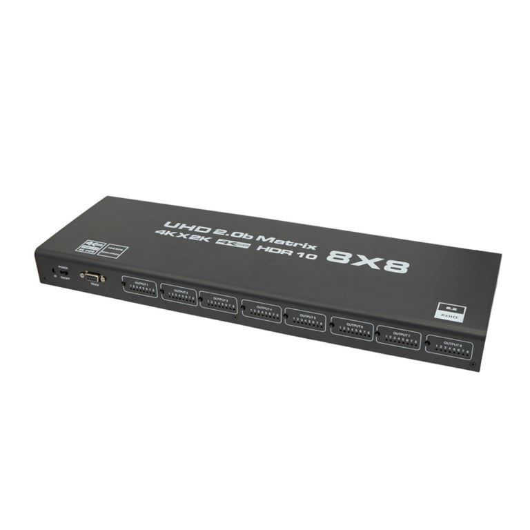 Matriz HDMI 8x8 4K@60Hz HDCP2.2 e controlo RS232