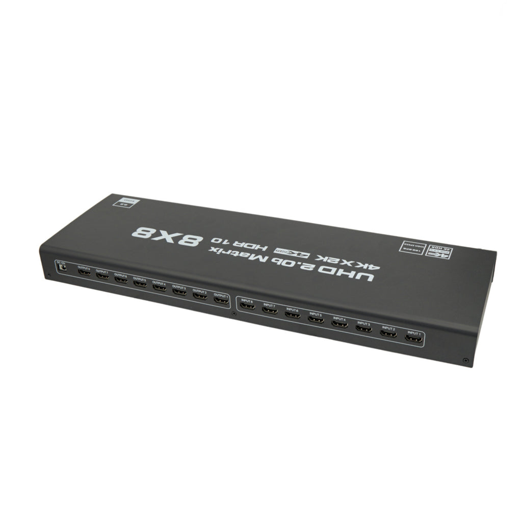 Matriz HDMI 8x8 4K@60Hz HDCP2.2 e controlo RS232