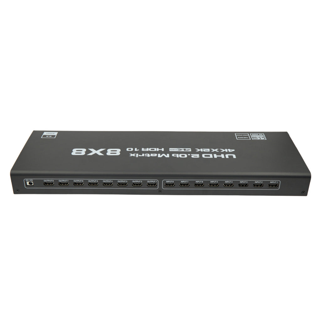 Matriz HDMI 8x8 4K@60Hz HDCP2.2 e controlo RS232
