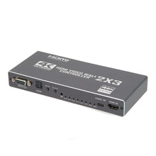VideoWall 2x3 4K@30Hz | HDMI / USB-C - RS232 - HDCP1.4
