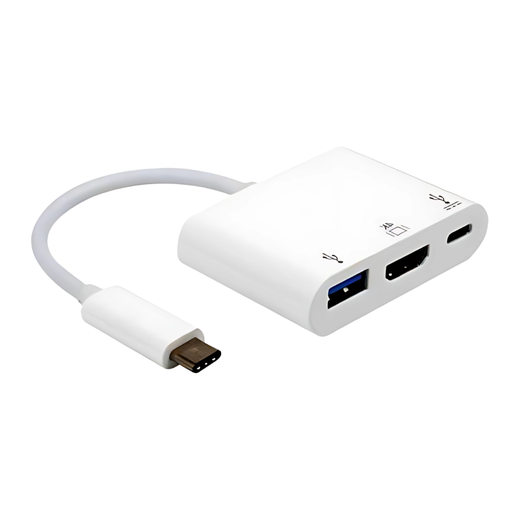 Adaptador USB-C para HDMI + carregamento 3.0