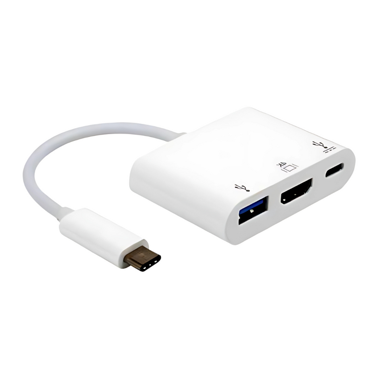 Adaptador USB-C para HDMI + carregamento 3.0