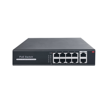 8-port PoE Switch with RJ45 + 2 RJ45 Uplink