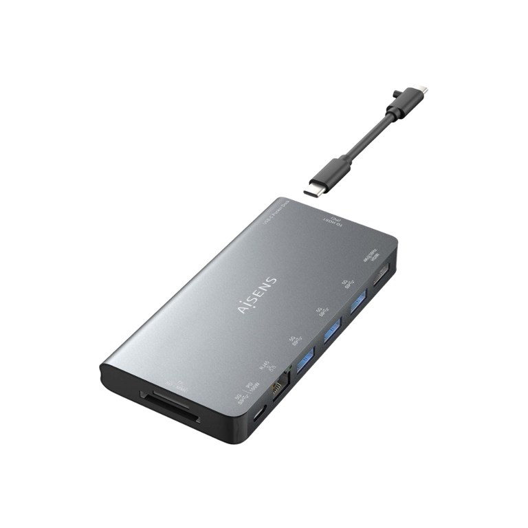 Aisens ASUC-8P015-GR 8-in-1 USB-C Hub