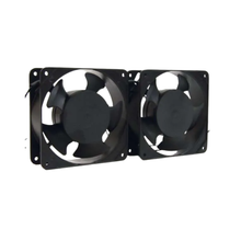 DOBLE VENTILADOR DE 12 CM PARA ARMARIO RACK (Cables Separados)