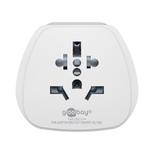 Adaptador universal para viaje a la UE - Negro | Reino Unido, Suiza, Italia, EE. UU. o Japón