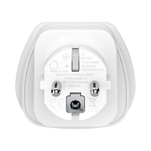 Adaptador universal para viaje a la UE - Negro | Reino Unido, Suiza, Italia, EE. UU. o Japón