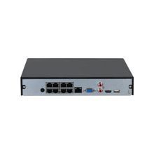 NVR 8 canais 80Mbps H265 HDMI 8PoE 1HDD