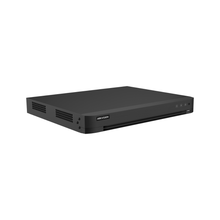Grabador DVR 16 canales Hikvision PRO, panel trasero con entradas BNC, HDMI y VGA