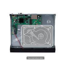 Grabador NVR Hikvision DS-7104NI-Q1/4P/M(D) formato mini 1U, vista superior