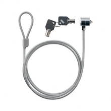 Candado de seguridad Goobay 93037 para portátil con cable de acero de 1,5 m