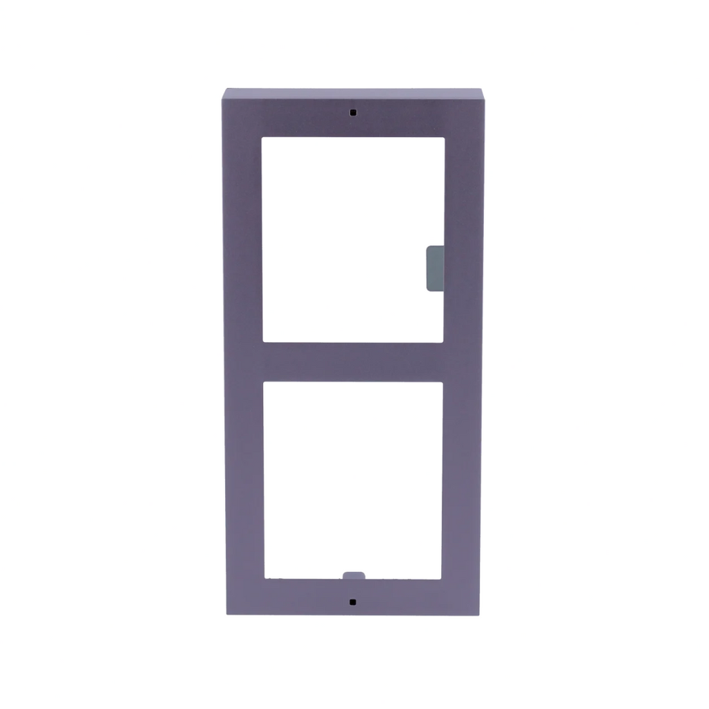 Caja de superficie para videoportero modular Hikvision DS-KD-ACW2, vista en ángulo