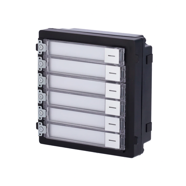 Módulo de extensión de 6 botones para videoportero modular Hikvision DS-KD-KK
