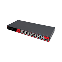 Safire Switch Hi-PoE 24 puertos + 2.5GE SFP Uplink + 2 Uplink RJ45