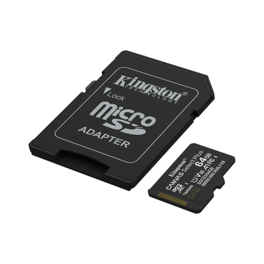 Cartão de memória microSD Kingston CANVAS Select Plus