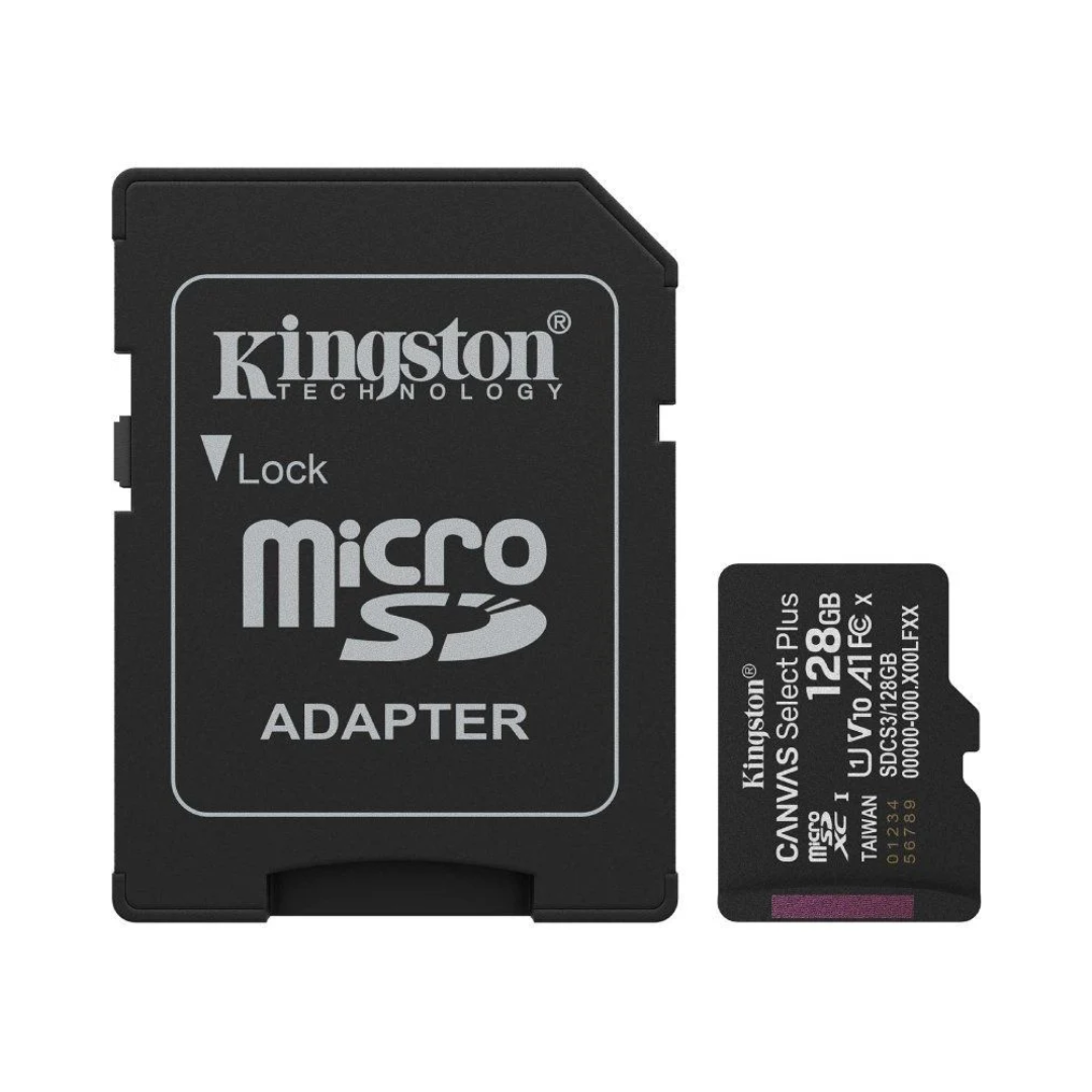 Kingston CANVAS Select Plus 128GB microSD Memory Card