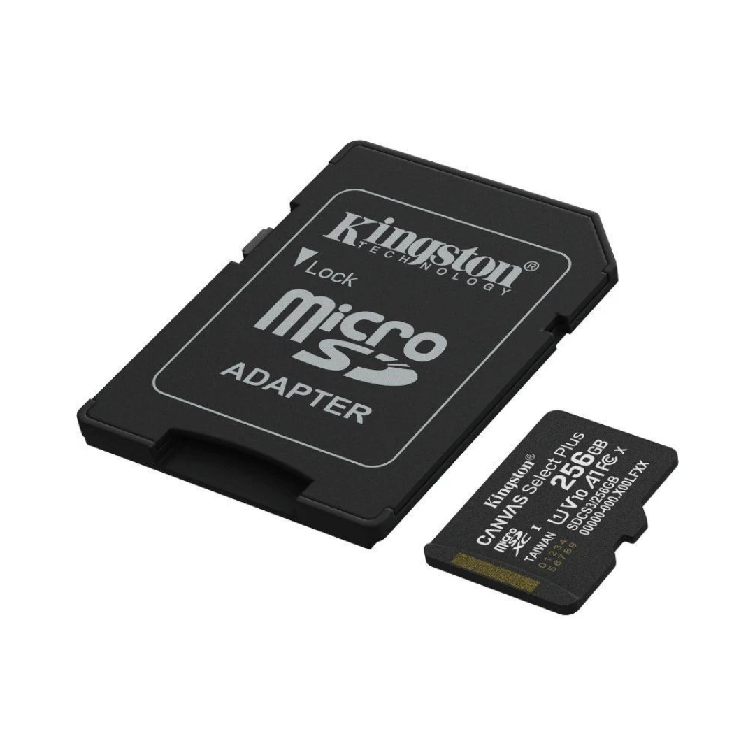Kingston CANVAS Select Plus 256GB microSD Memory Card