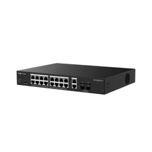 Switch Gigabit Cloud Inteligente 20 Puertos Totales (16 PoE+ / 2 Uplink / 2 SFP)