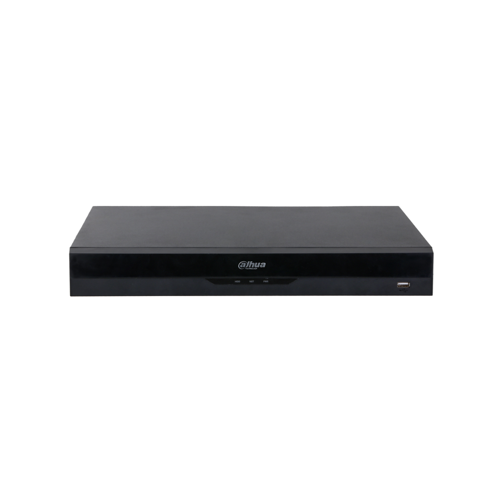 Grabador NVR IP Dahua de 16 Canales 12MP (16 Puertos PoE + 2xSATA)